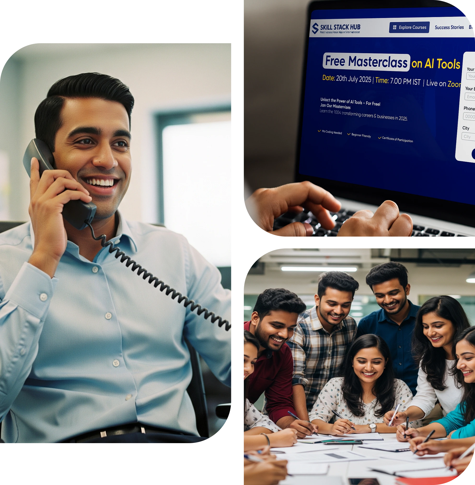 Registration process illustration